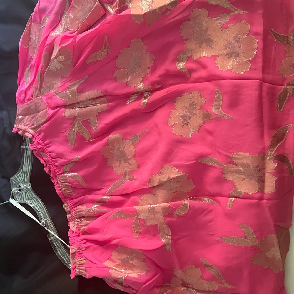 Lilly Pulitzer Sarahleigh One Shoulder Silk Blend Top